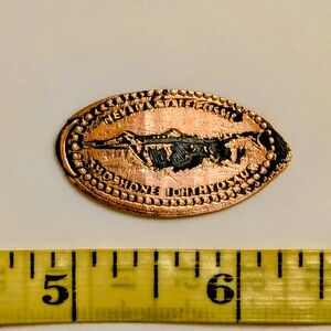 Shoshone Icthyosaur Springs Preserve Nevada State Museum Nevada Pressed Penny